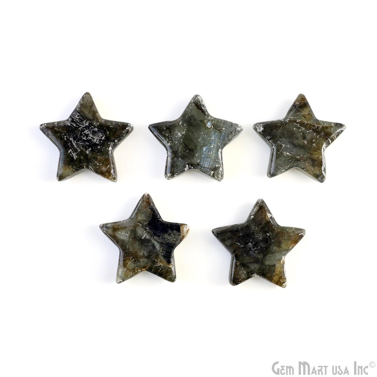 Star Crystal Gemstone, Natural Healing Star Gems, Pocket Sized DIY Gems, Home Décor Accents, 30mm, GemMartUSA (14302)